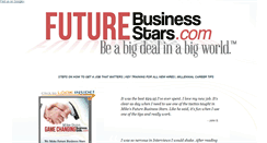 Desktop Screenshot of futurebusinessstars.com