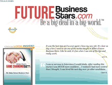 Tablet Screenshot of futurebusinessstars.com